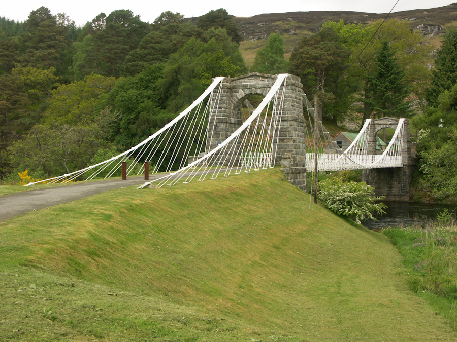 Bridge of Oich, Suspension Bridge,